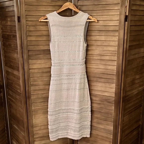 Anne Klein sleeveless sequin sweater dress - Picture 3 of 6